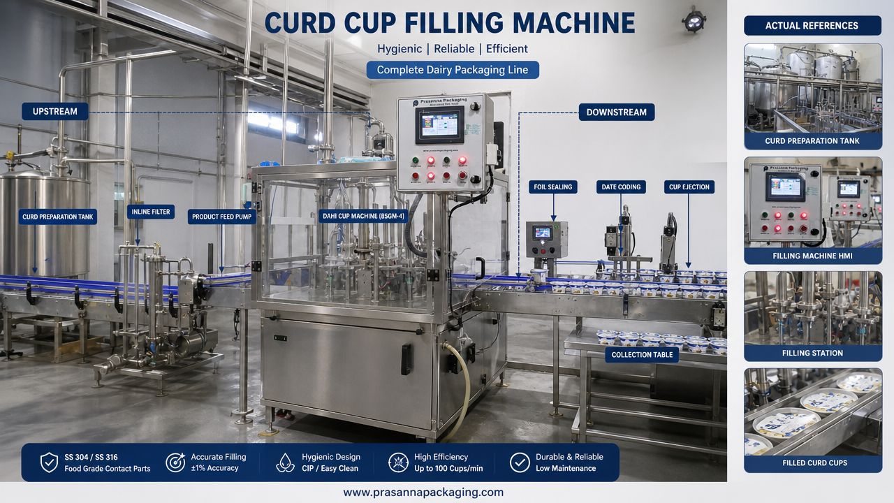 Incubation and setting chamber — ATMAN curd plant