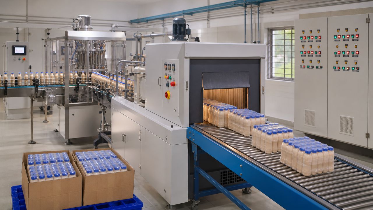 Milk processing equipment — ATMAN flavoured milk plant