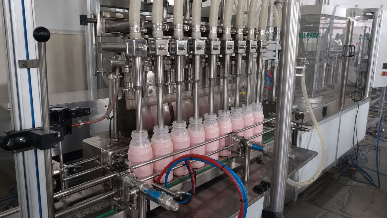 Flavoured milk bottling and filling machine — ATMAN