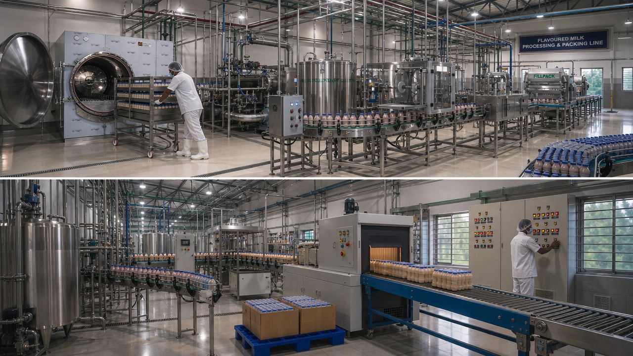 Flavoured milk plant facility — ATMAN Group