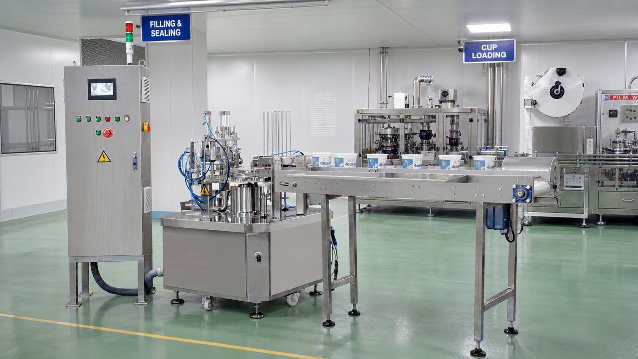 Continuous freezer — ATMAN ice cream plant
