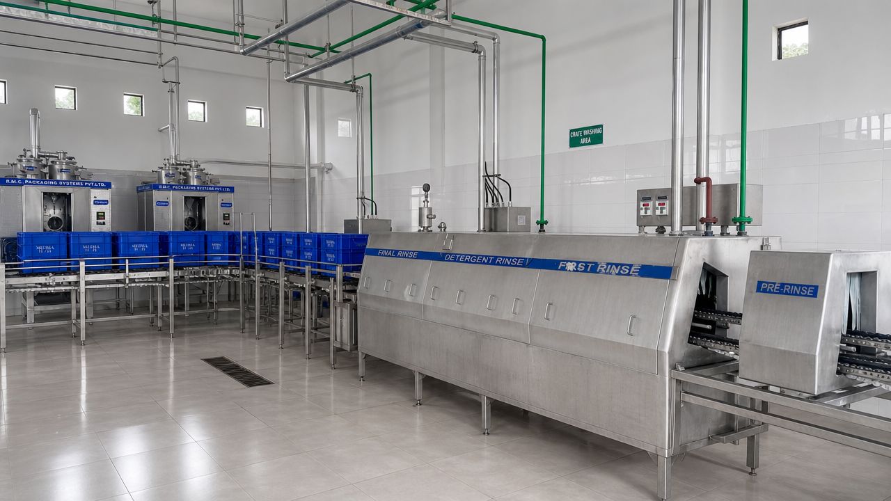 Pouch and PET filling — ATMAN lassi and buttermilk plant