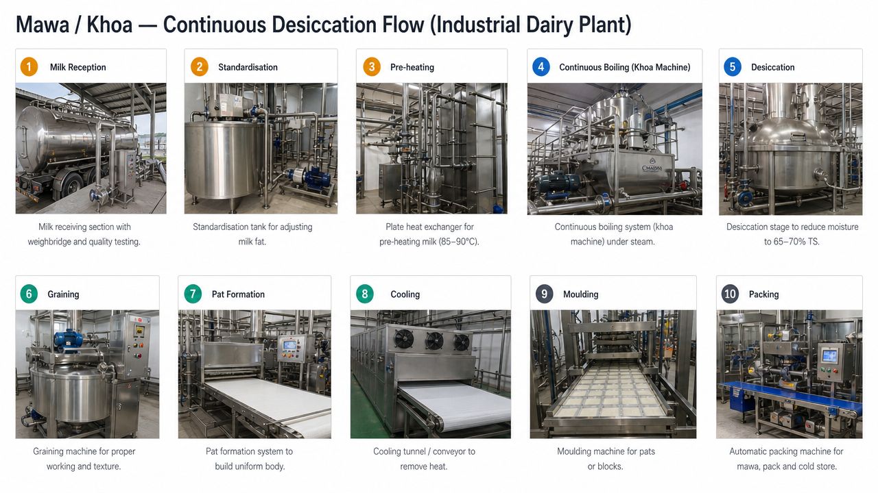 Mawa and khoa processing facility — ATMAN Group