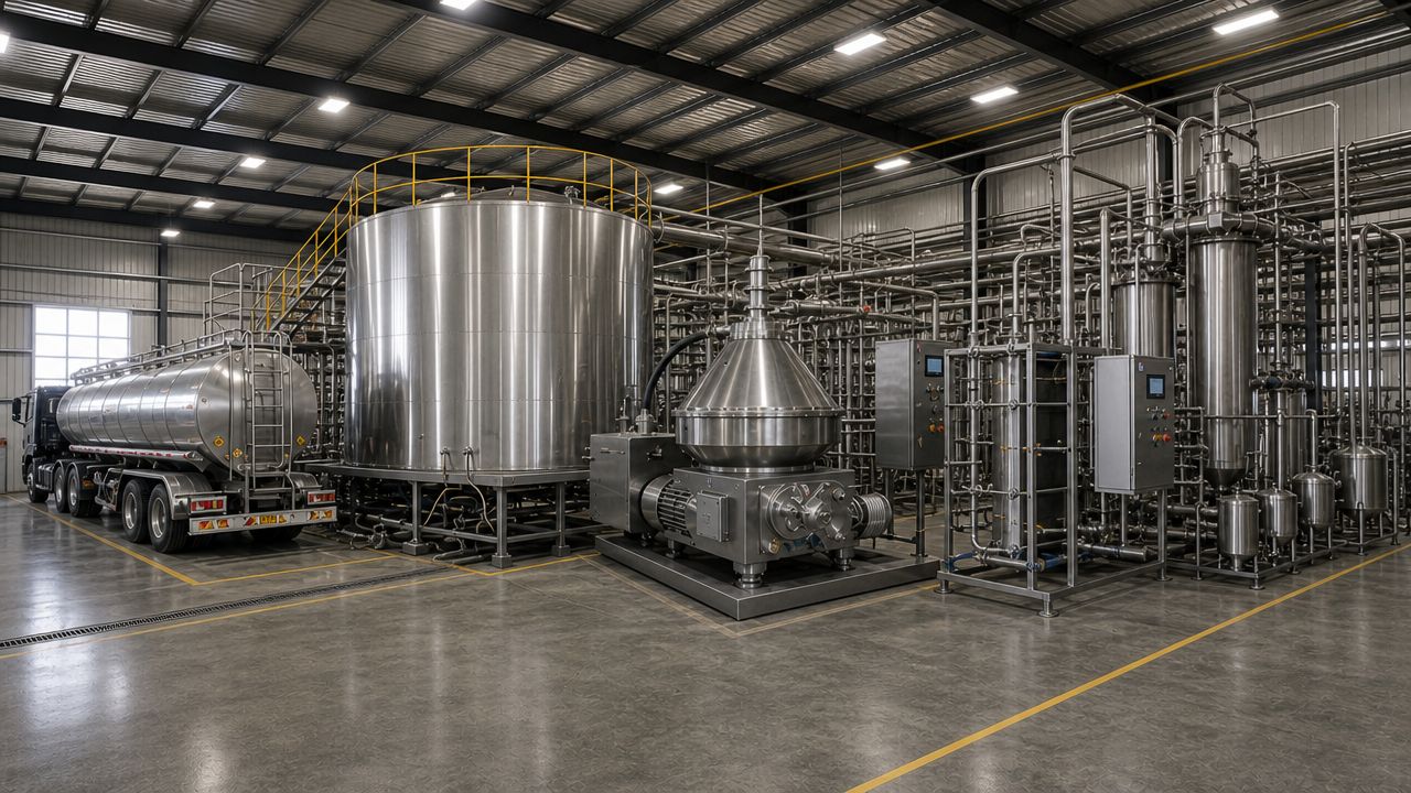 Small milk powder plant setup — ATMAN