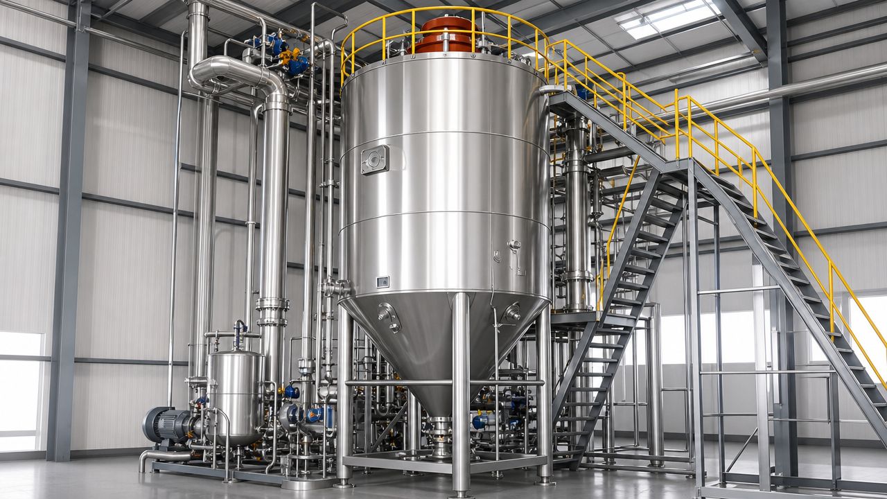 Milk spray dryer — ATMAN turnkey milk powder plant