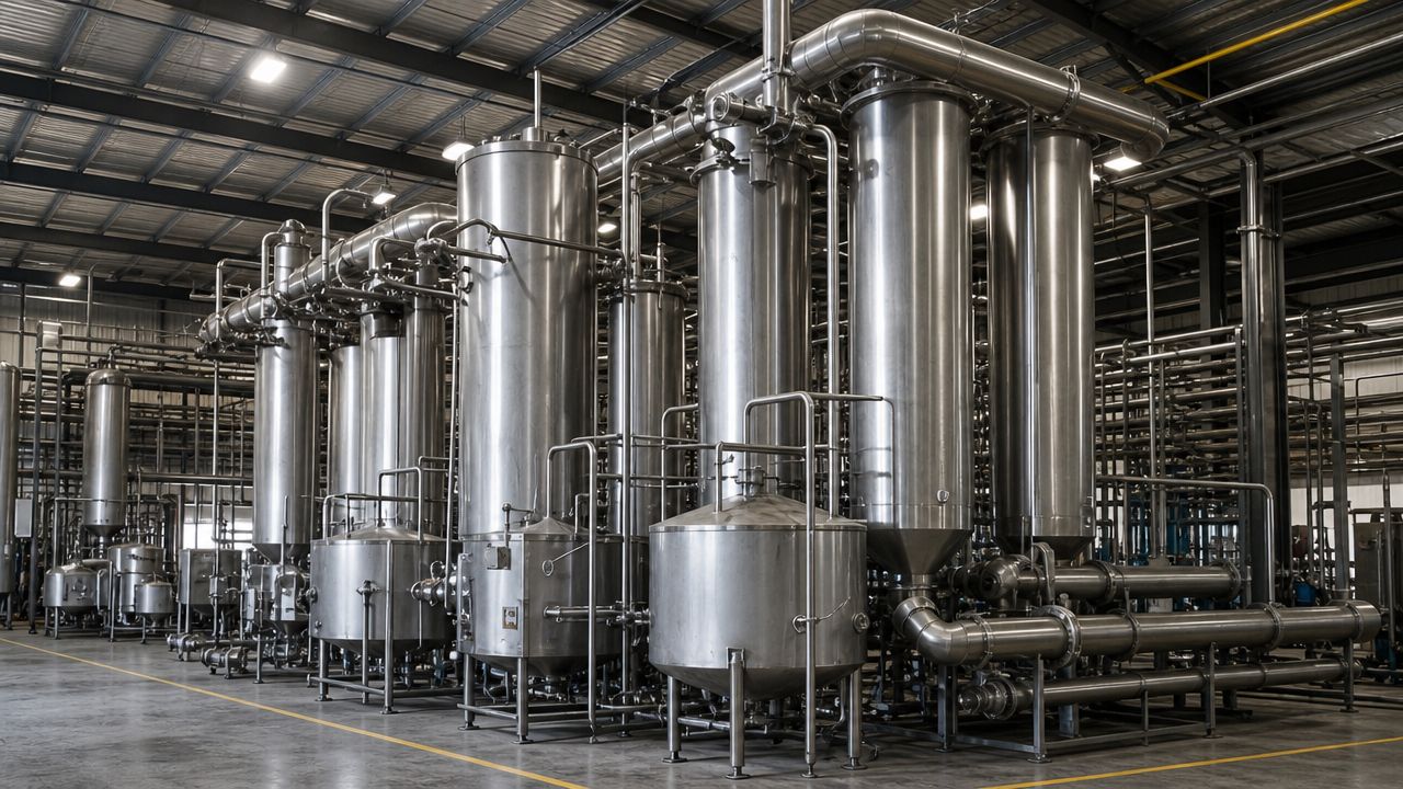 Pasteurisation and pre-heating — ATMAN milk powder plant