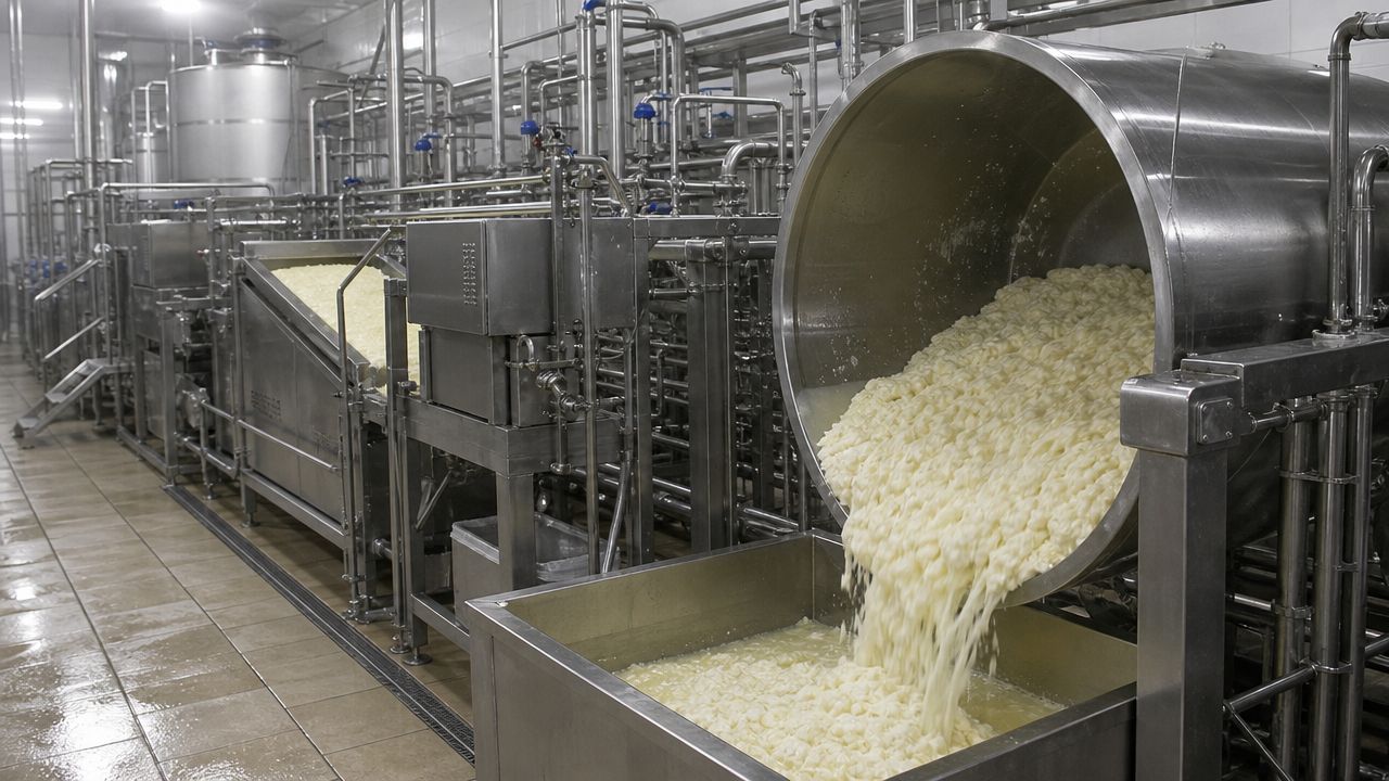 Mozzarella cheese vat