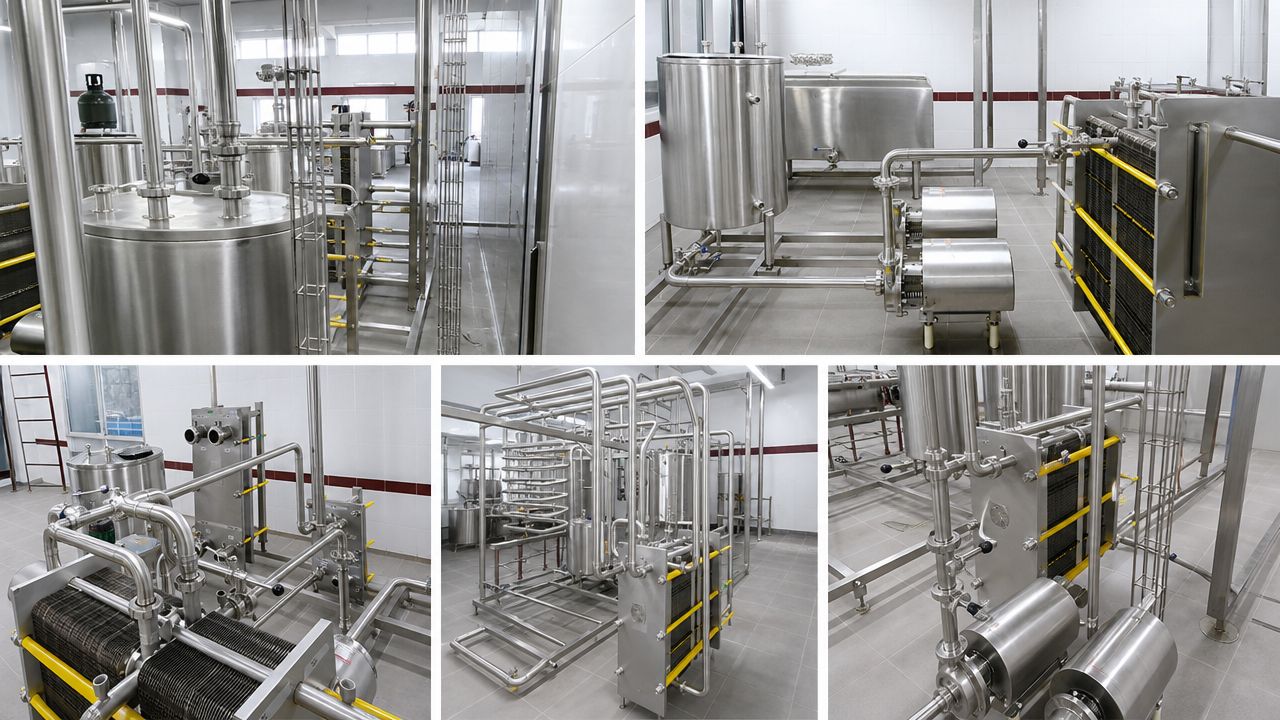 Paneer production line — ATMAN paneer plant