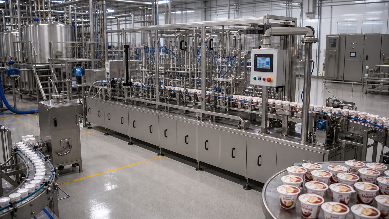 Milk standardisation and culturing — ATMAN shrikhand plant