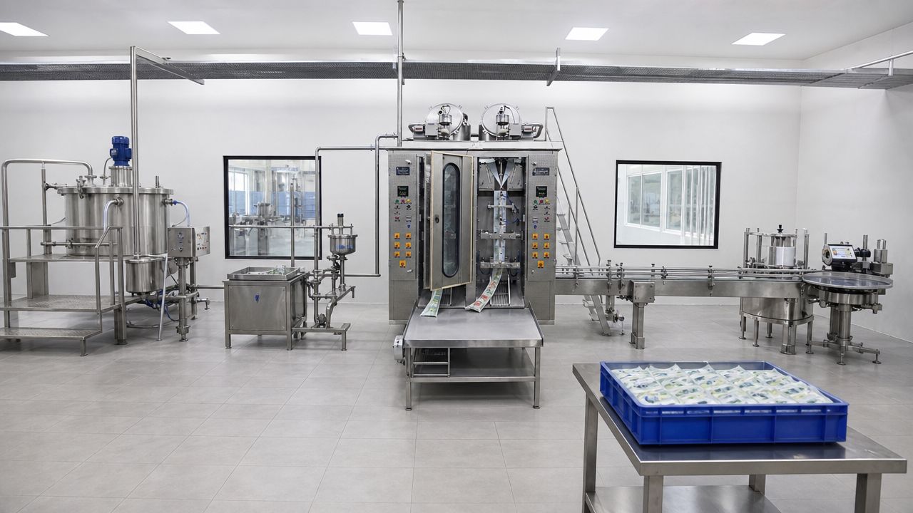 Commercial shrikhand and mishti dahi plant