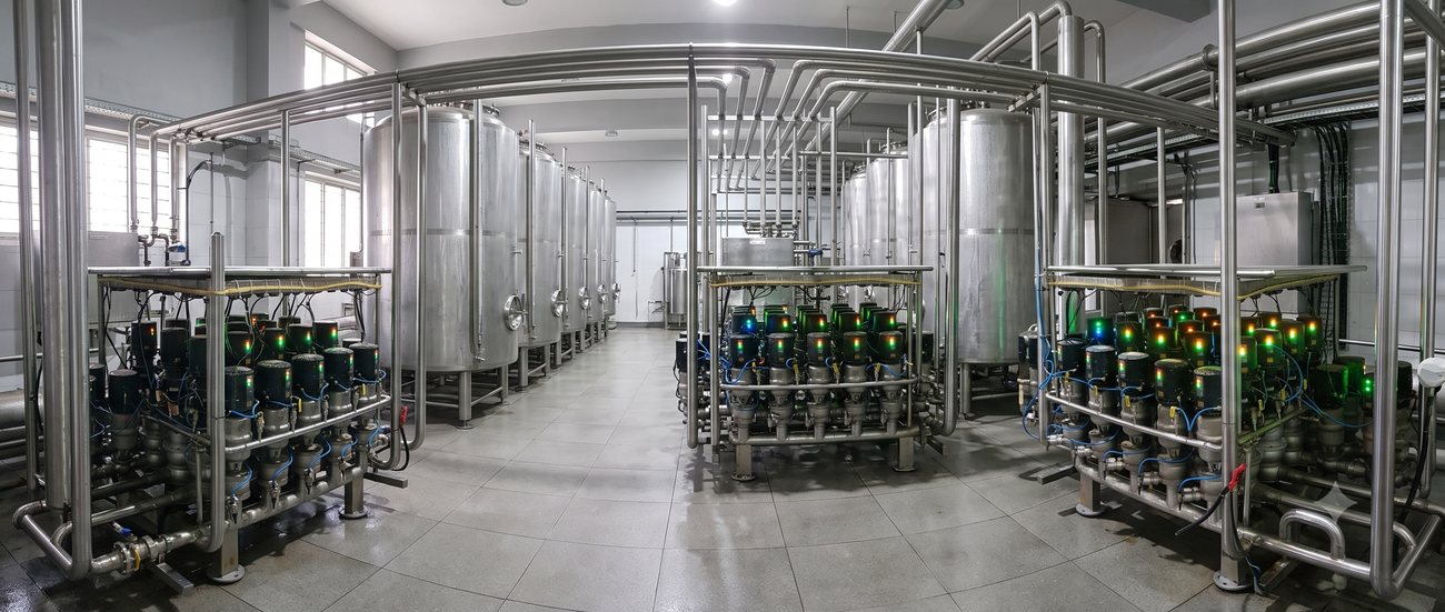 Automated valve cluster upgradation for a dairy plant — manual to pneumatic actuated valves