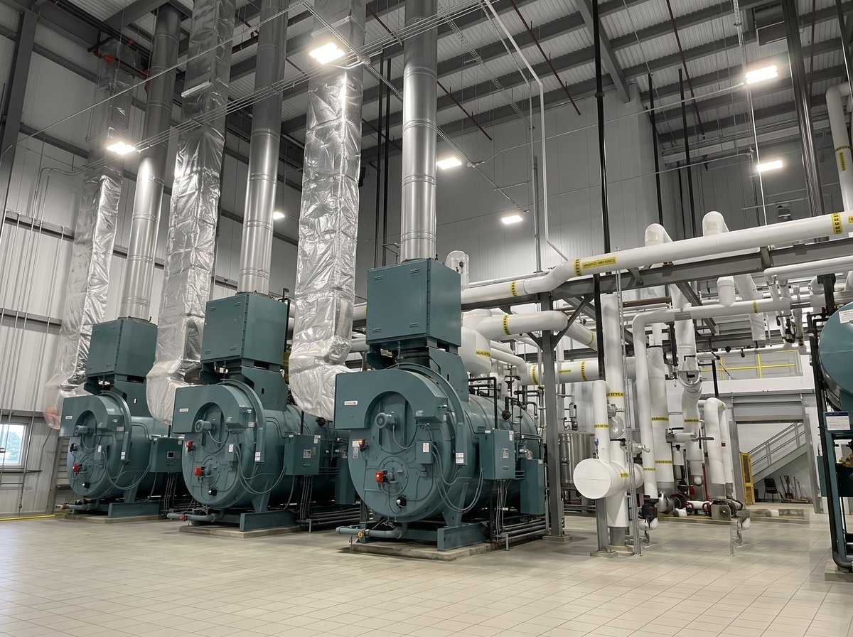 Boiler and steam utility plant — ATMAN HVAC & Utility