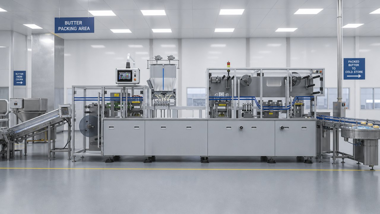 Butter packing machine — ATMAN turnkey butter plant