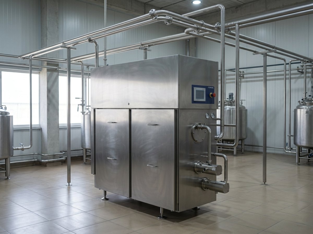 Ice cream continuous freezer — ATMAN turnkey ice cream plant