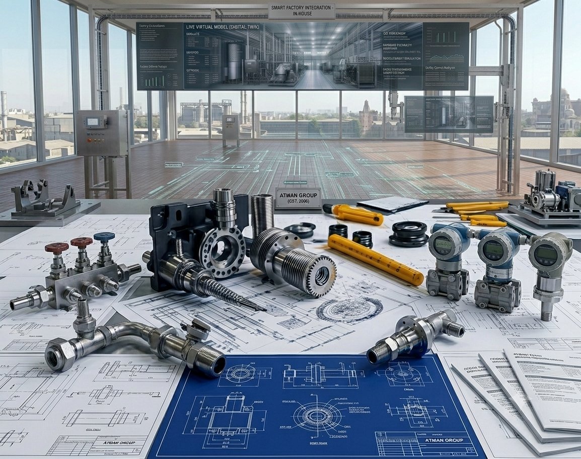 Detailed engineering — instruments, valves and fabrication drawings — ATMAN Design & Engineering