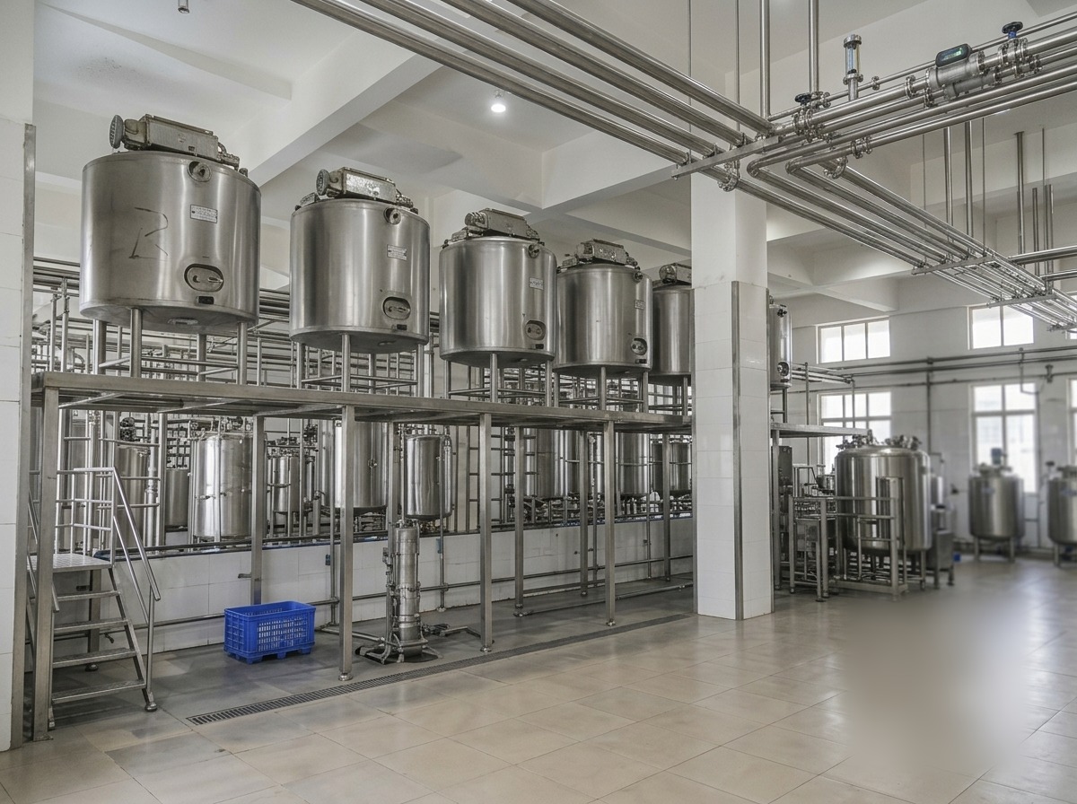Jacketed insulated ageing vat for ice cream mix by ATMAN Group India