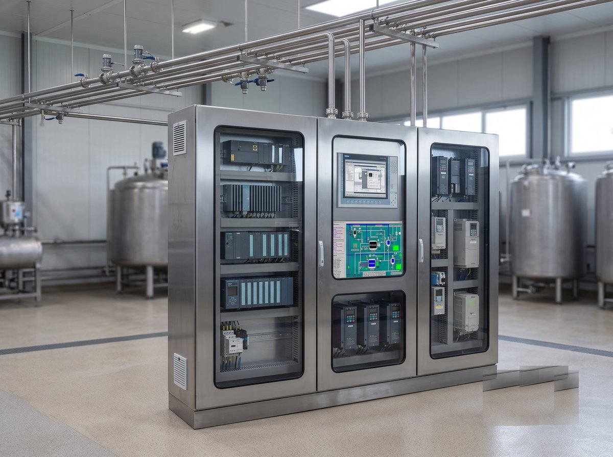 HMI and control panel with PLC and VFD drives β ATMAN Industrial Automation