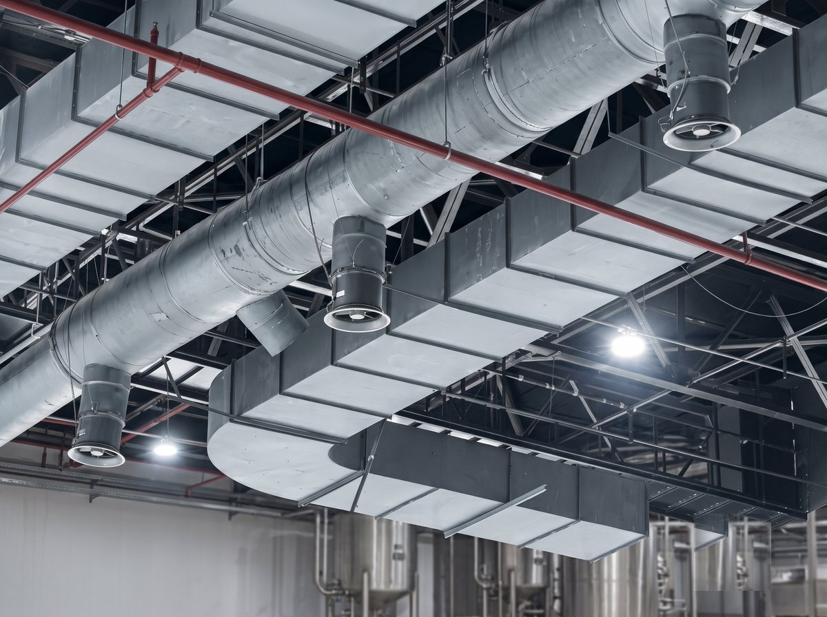 Industrial ventilation and ducting system — ATMAN HVAC & Utility