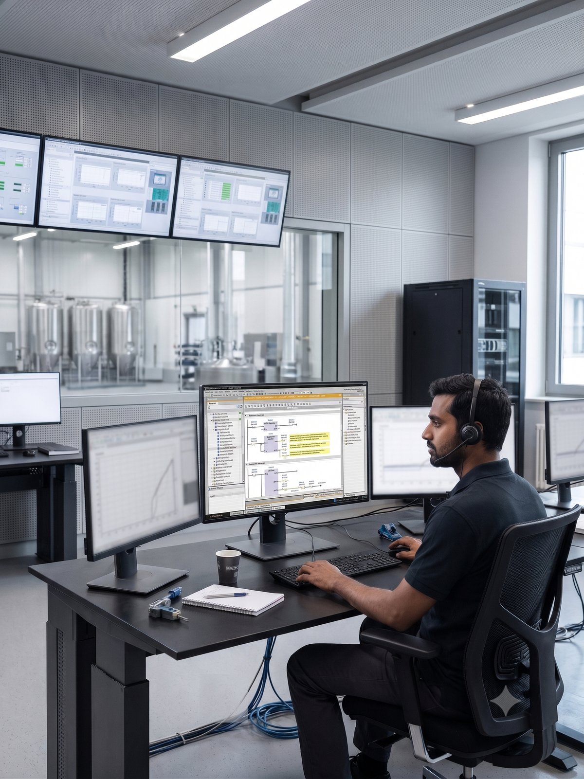 PLC programming and control engineering station — ATMAN Industrial Automation