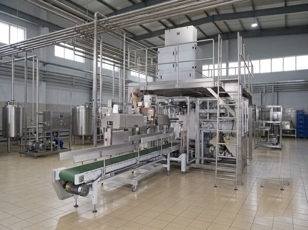 Whey powder packing line — ATMAN whey processing plant