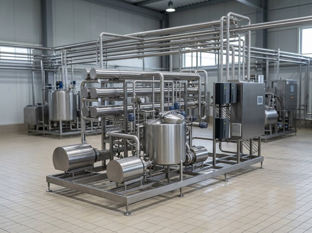 Small whey processing plant skid — ATMAN Group