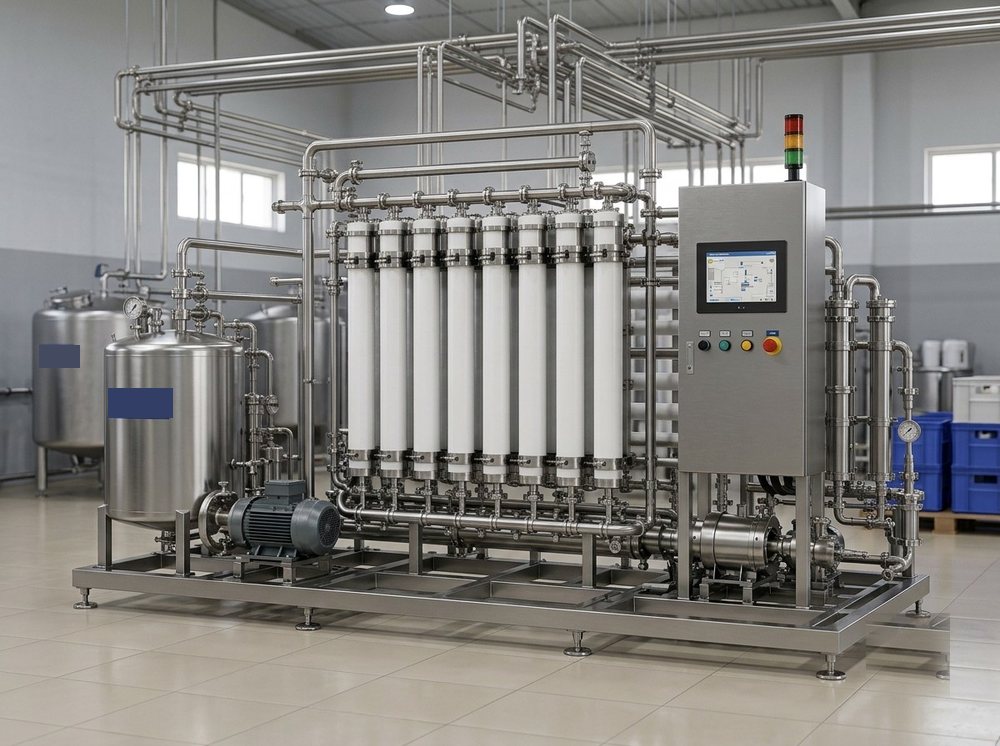 Ultrafiltration membrane system for whey protein concentrate (WPC) — ATMAN whey processing plant